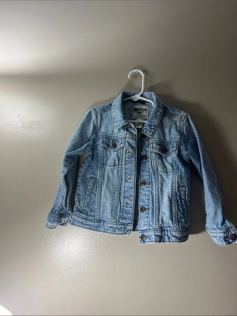 OshKosh B'gosh Classic Light Wash Kids Denim Jacket